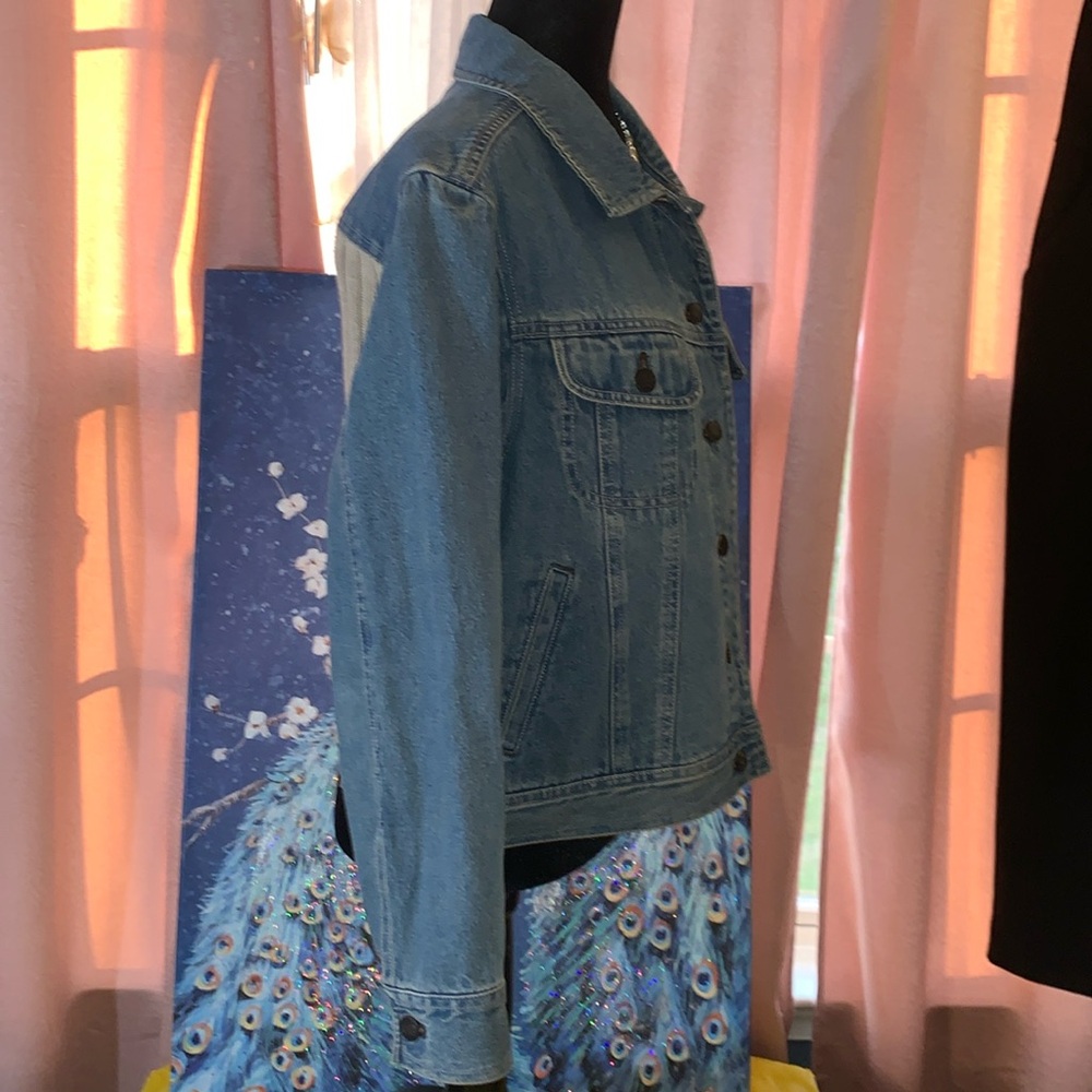 J. Jill Denim Out of the Blue Size PM Jean Jacket - Picture 5 of 12